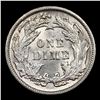 Image 3 : 1891-p Seated Liberty Dime 10c Graded ms64 details By SEGS