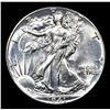 Image 2 : 1941-p Walking Liberty Half Dollar 50c Grades Select+ Unc