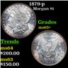 Image 1 : 1879-p Morgan Dollar $1 Grades Select+ Unc