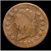 Image 2 : 1814 Crosslet 4 Classic Head Large Cent S-294 1c Graded vg10 details By SEGS