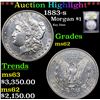 Image 1 : ***Auction Highlight*** 1883-s Morgan Dollar $1 Graded Select Unc By USCG (fc)