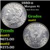 Image 1 : 1880-o Morgan Dollar $1 Grades Select Unc