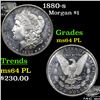 Image 1 : 1880-s Morgan Dollar $1 Grades Choice Unc PL