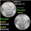 Image 1 : 1902-o Morgan Dollar $1 Grades Choice+ Unc
