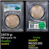 Image 1 : PCGS 1879-p Morgan Dollar CAC $1 Graded ms64 By PCGS