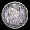 Image 2 : 1874-p Seated Liberty Dime 10c Grades vf++