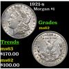 Image 1 : 1921-s Morgan Dollar $1 Grades Select Unc