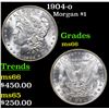 Image 1 : 1904-o Morgan Dollar $1 Grades GEM+ Unc