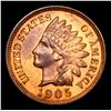 Image 2 : 1905 Indian Cent 1c Graded ms64 rb By SEGS