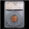Image 4 : 1905 Indian Cent 1c Graded ms64 rb By SEGS