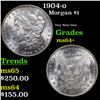 Image 1 : 1904-o Morgan Dollar $1 Grades Choice+ Unc