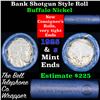 Image 1 : Buffalo Nickel Shotgun Roll in Old Bank Style 'Bell Telephone'  Wrapper 1925 & S Mint Ends