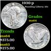 Image 1 : 1930-p Standing Liberty Quarter 25c Grades Choice Unc