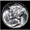 Image 2 : 1945-p Mercury Dime 10c Grades Choice+ Unc