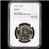 Image 2 : NGC 1986-p Kennedy Half Dollar 50c Graded ms65 By NGC