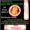 Image 1 : Shotgun Lincoln 1c roll, 1983-d 50 pcs Brandt Wrapper