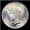 Image 2 : 1923-p Peace Dollar $1 Grades Choice+ Unc