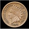 Image 2 : 1863 Indian Cent 1c Grades vf++