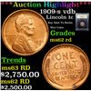 Image 1 : ***Auction Highlight*** 1909-s vdb Lincoln Cent 1c Graded Select Unc RD By USCG (fc)