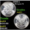 Image 1 : 1880-s Morgan Dollar $1 Grades Select+ Unc
