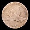 Image 2 : 1857 Flying Eagle Cent FS-402 1c Graded f15 By SEGS