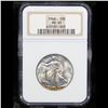 Image 2 : NGC 1946-p Walking Liberty Half Dollar 50c Graded ms65 By NGC