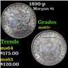 Image 1 : 1890-p Morgan Dollar $1 Grades Select+ Unc.
