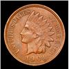 Image 2 : 1901 Indian Cent 1c Grades Choice AU/BU Slider