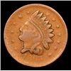 Image 2 : 1863 Not One Cent Civil War Token F-88/361a R-3 1c Grades Select AU