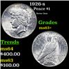 Image 1 : 1926-s Peace Dollar $1 Grades Select+ Unc