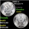 Image 1 : 1882-o Morgan Dollar $1 Grades Choice+ Unc