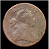 Image 2 : 1805 Draped Bust Large Cent S-267 1c Graded f15 details By SEGS