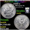 Image 1 : ***Auction Highlight*** 1880-o Morgan Dollar $1 Graded Choice Unc By USCG (fc)