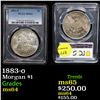 Image 1 : PCGS 1883-o Morgan Dollar $1 Graded ms64 By PCGS