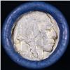 Image 2 : Buffalo Nickel Shotgun Roll in Old Bank Style 'Bell Telephone'  Wrapper 1924 & S Mint Ends