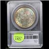 Image 5 : 1899-o Morgan Dollar Colorully Toned $1 Graded ms63+ By SEGS
