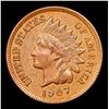 Image 2 : 1907 Indian Cent 1c Grades Choice AU/BU Slider