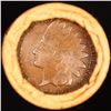 Image 3 : Mixed small cents 1c orig shotgun roll, 1919-d Wheat Cent, 1892 Indian Cent other end, brinks Wrappe