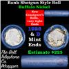 Image 1 : Buffalo Nickel Shotgun Roll in Old Bank Style 'Bell Telephone'  Wrapper 1926 & D Mint Ends