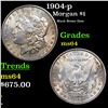 Image 1 : 1904-p Morgan Dollar $1 Grades Choice Unc