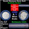 Image 1 : Buffalo Nickel Shotgun Roll in Old Bank Style 'Bell Telephone'  Wrapper 1923 & D Mint Ends