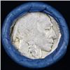 Image 2 : Buffalo Nickel Shotgun Roll in Old Bank Style 'Bell Telephone'  Wrapper 1927 & D Mint Ends