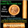 Image 1 : Shotgun Lincoln 1c roll, 1960-p 50 pcs Brandt Wrapper