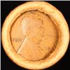 Image 2 : Mixed small cents 1c orig shotgun roll, 1918-d Wheat Cent, 1887 Indian Cent other end, brinks Wrappe