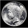 Image 2 : 1922-p Peace Dollar $1 Grades GEM+ Unc