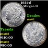 Image 1 : 1921-d Morgan Dollar $1 Grades Select Unc