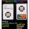 Image 1 : ***Auction Highlight*** NGC 1930-p Standing Liberty Quarter 25c Graded ms64 FH By NGC (fc)