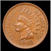 Image 2 : 1902 Indian Cent 1c Grades Choice AU/BU Slider