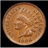 Image 2 : 1906 Indian Cent 1c Grades Choice AU