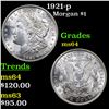 Image 1 : 1921-p Morgan Dollar $1 Grades Choice Unc